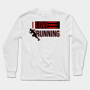 I love running, runner Long Sleeve T-Shirt